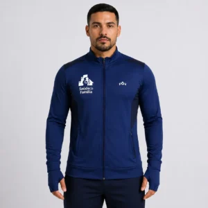 Casaco Masculino UV 50+ com Luvas e Identificação Profissional